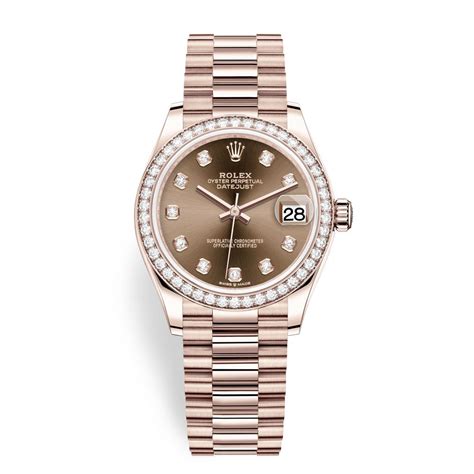 rolex date just chocolate|Rolex Datejust 31mm everose gold.